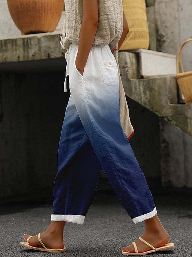 Lune London | Comfortable Wide Pants with Modern Print for Women