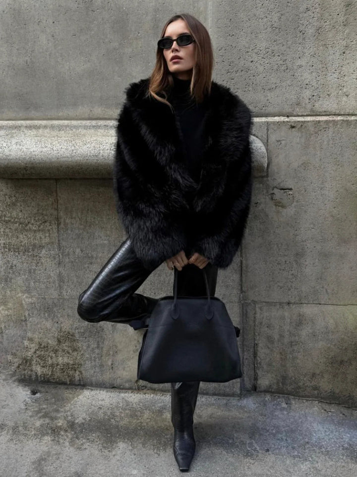 Lune London | Faux fur collar jacket