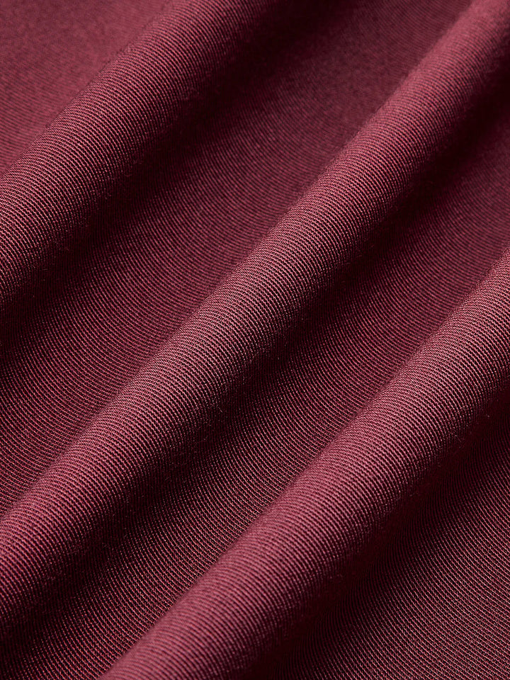 Lune London | Reversible Zipper Burgundy Jacket