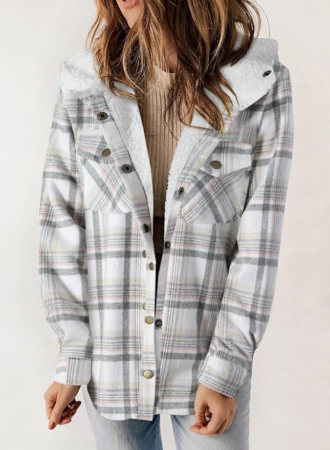Lune London | Checked Lining Shirt Jacket