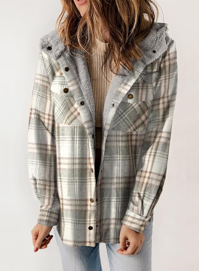 Lune London | Checked Lining Shirt Jacket