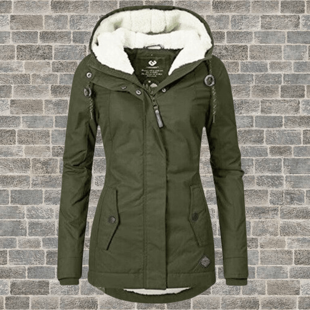 Lune London | Women's Long Winter Coat with Luxurious Fur Lining