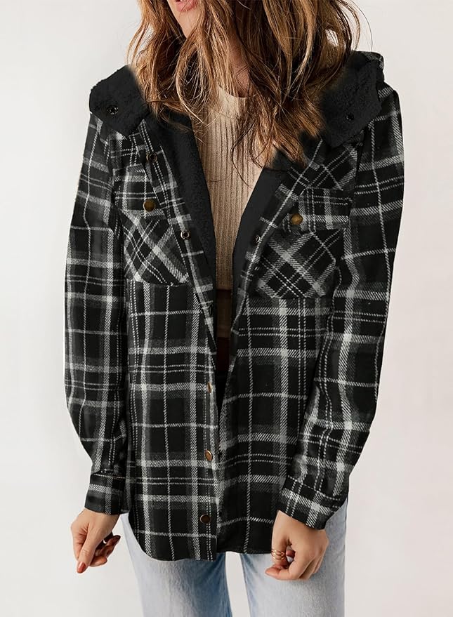 Lune London | Checked Lining Shirt Jacket