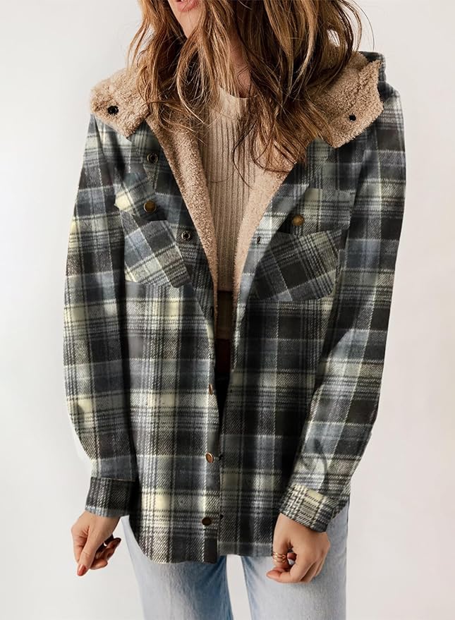 Lune London | Checked Lining Shirt Jacket