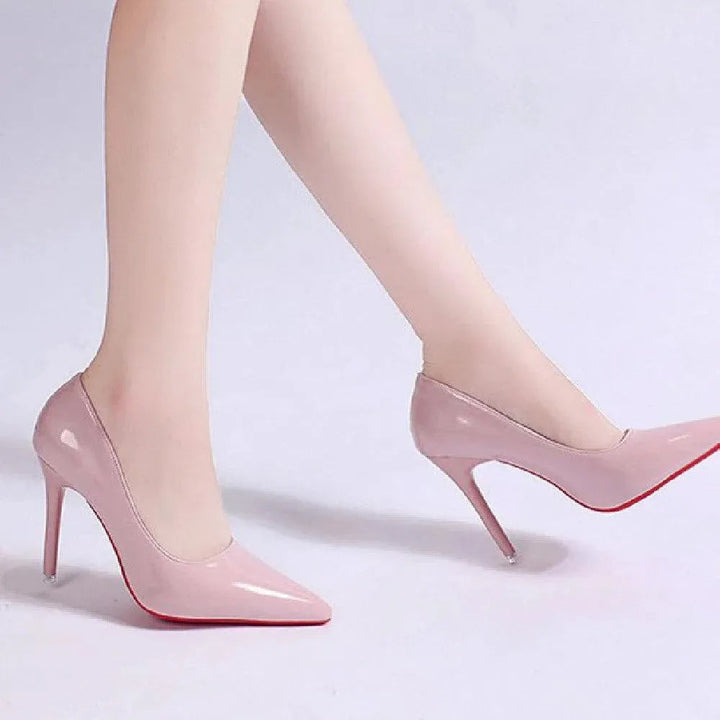 Women’s PU Stiletto Pumps mit Low Upper & High Heel | Lune London