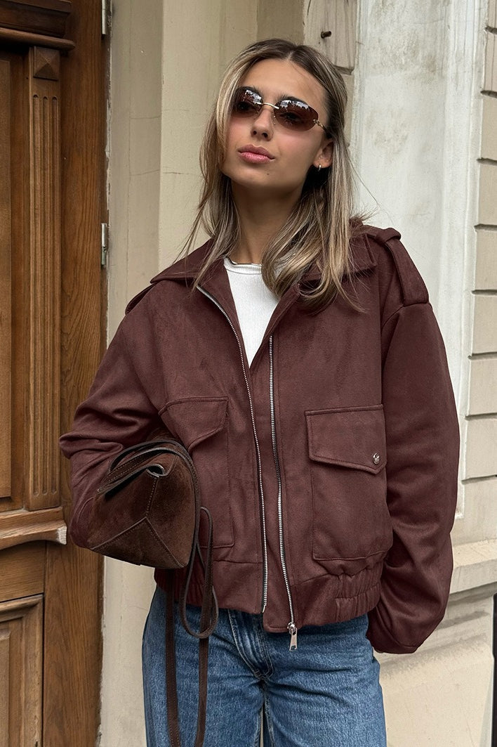 Lune London | Fit Brown Suede Jacket