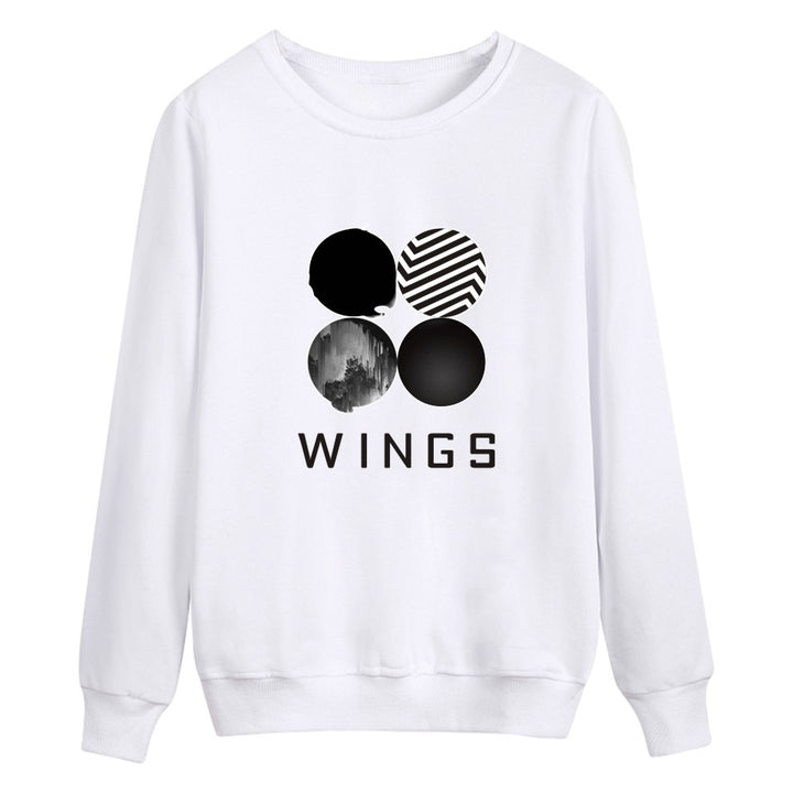 Sweat-shirt femme avec impression graphique créative et col rond Chic & Stil