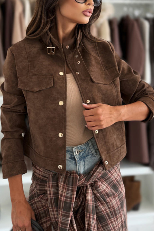 Lune London | Stylish long-sleeved casual jacket with buttons