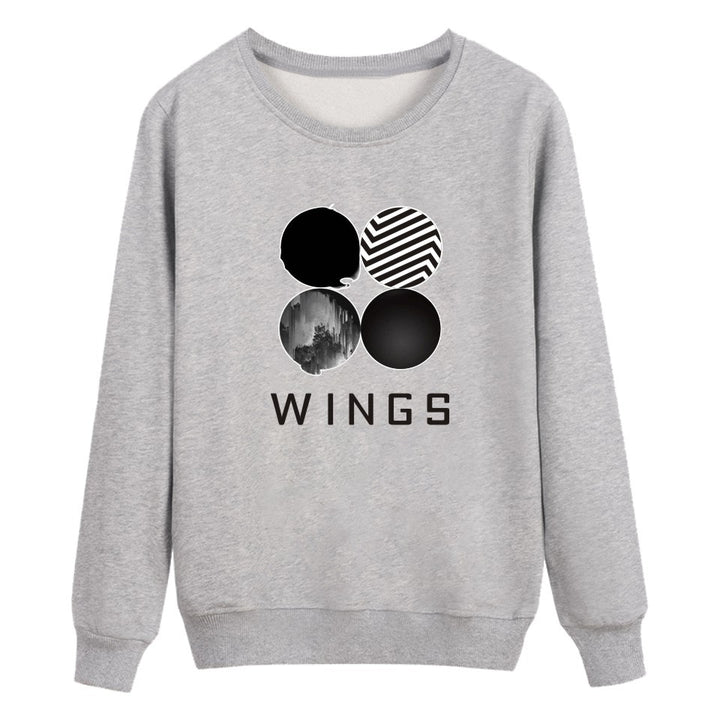 Sweat-shirt femme avec impression graphique créative et col rond Chic & Stil