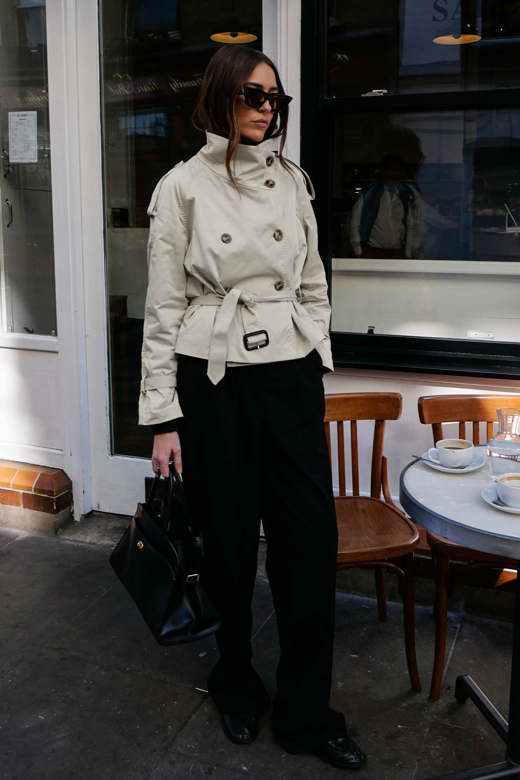 Lune London | Collar-Belt-Short Jacket