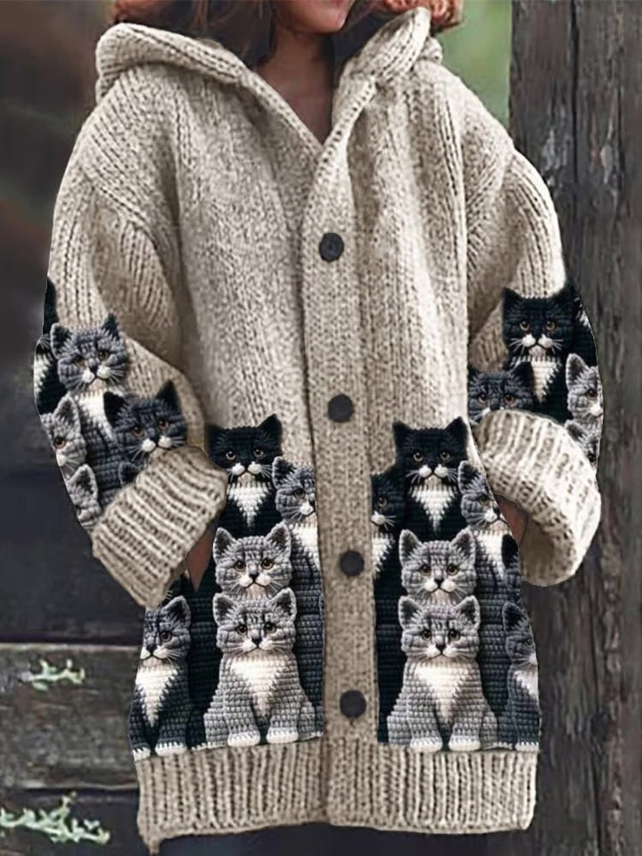 Lune London | Surreal Cat Cardigan