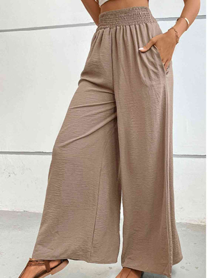 Lune London | Pantalon large avec jambe ample et coupe décontractée