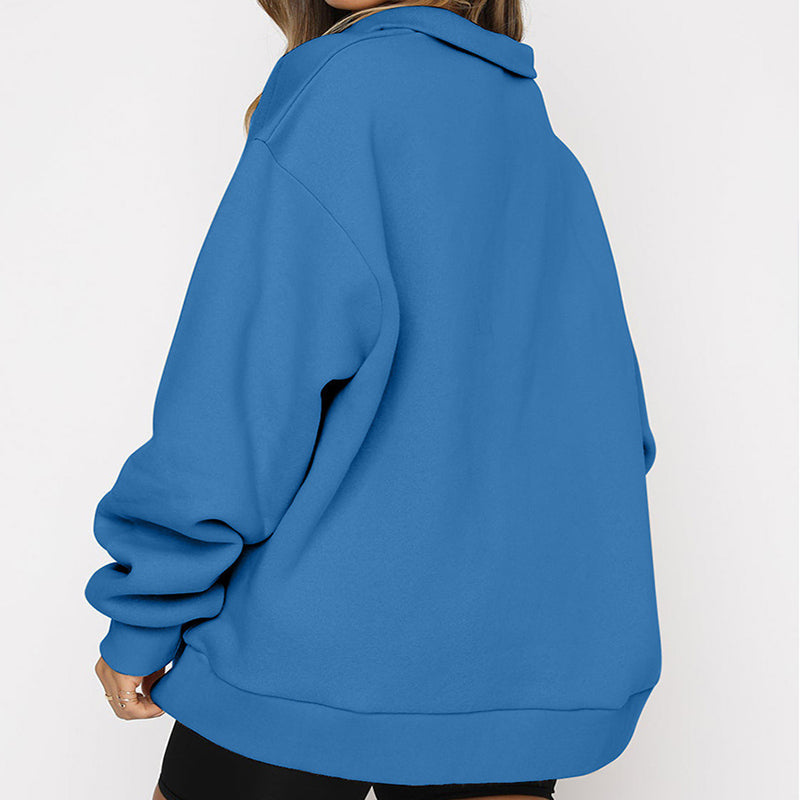 Lune London | Sweatshirt with collar for women