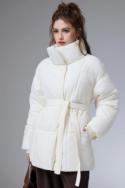 Lune London | Casual Cropped Cotton Puffer Jacket