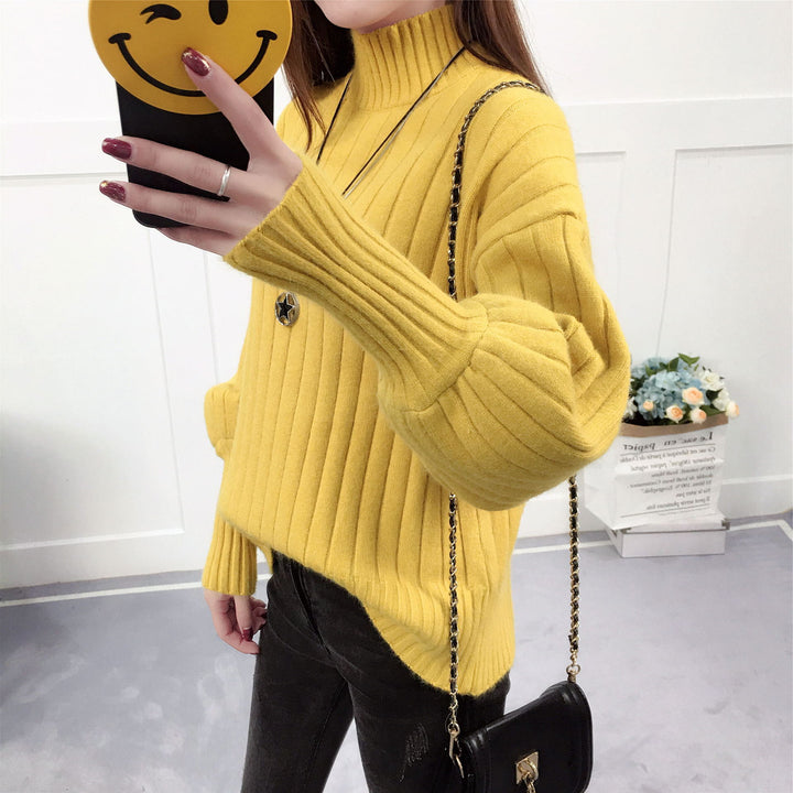 Sweaters and knits for women with a high collar and relaxed fit Lune London