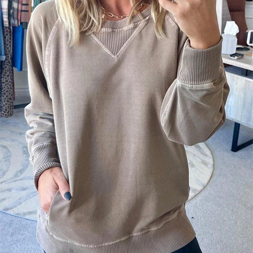 Lune London | Ribbed sweater with pockets