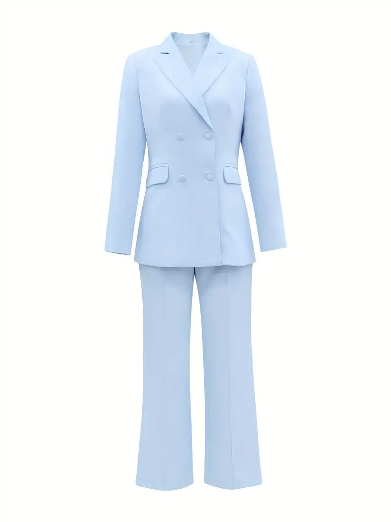 Lune London | Eleganz Lapel Blazer & High-Waisted Pants