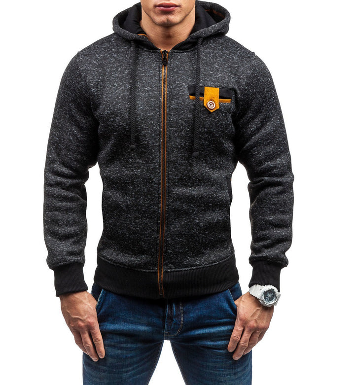 Trendy hooded jacket for men with a structured design and practical pockets Lune London