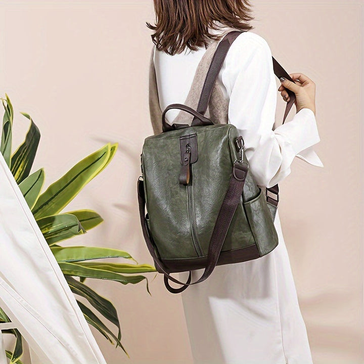 Lune London | Security Backpack for Women Specifically Designed To Prevent Theft Vegan Leather