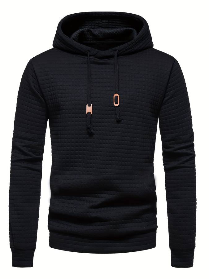 Lune London | Casual Waffle Pattern Hoodie for Men