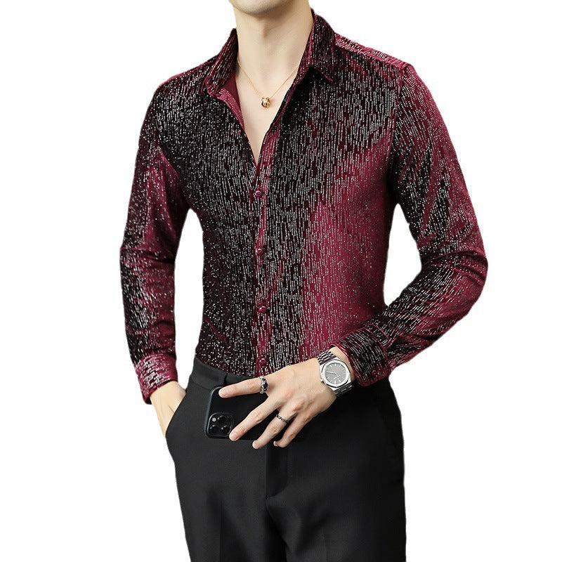 Lune London | Shiny Men's Shirt in Slim Fit