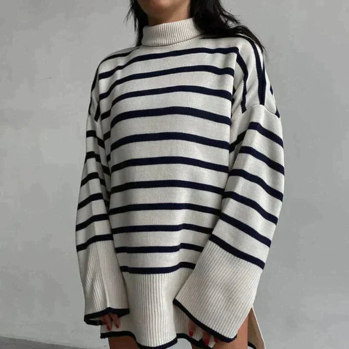 Lune London | Knitted Sweater - Oversized Fit - Soft Roll Neck - Long Sleeve Casual Design
