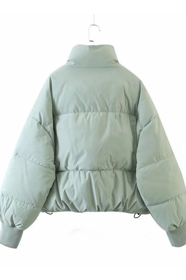 Lune London | Collars Zipper Pocket Thick Warm Cotton Jacket