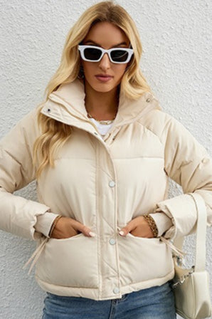 Lune London | Stand Collar Loose Puffer Jacket