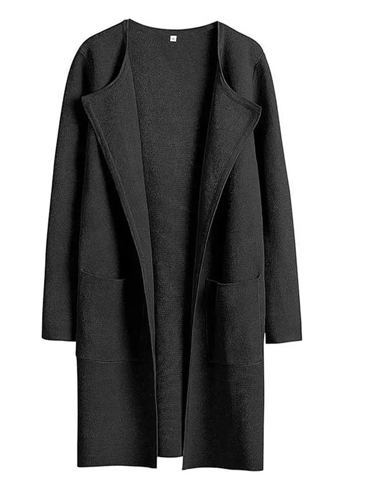 Lune London | Coat - Loose Fit - Knee Length - Wide Lapel - Minimalist Design