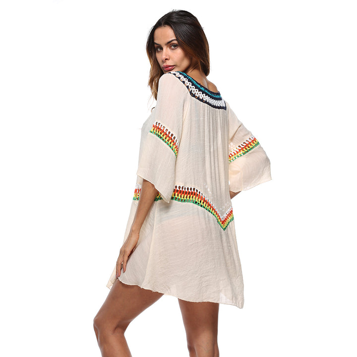 Lune London Embroidered Beach Tunic for Women