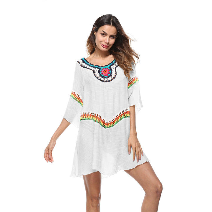 Lune London Embroidered Beach Tunic for Women