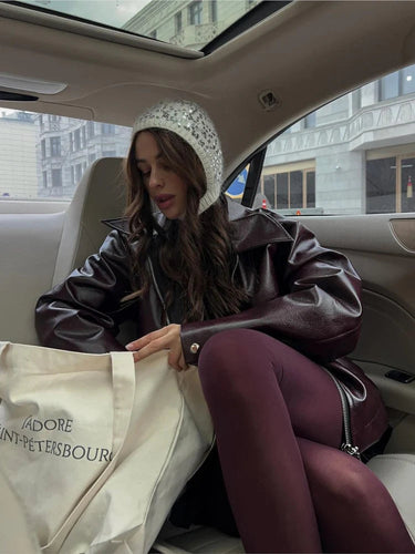 Lune London | Sleeves Burgundy Jacket
