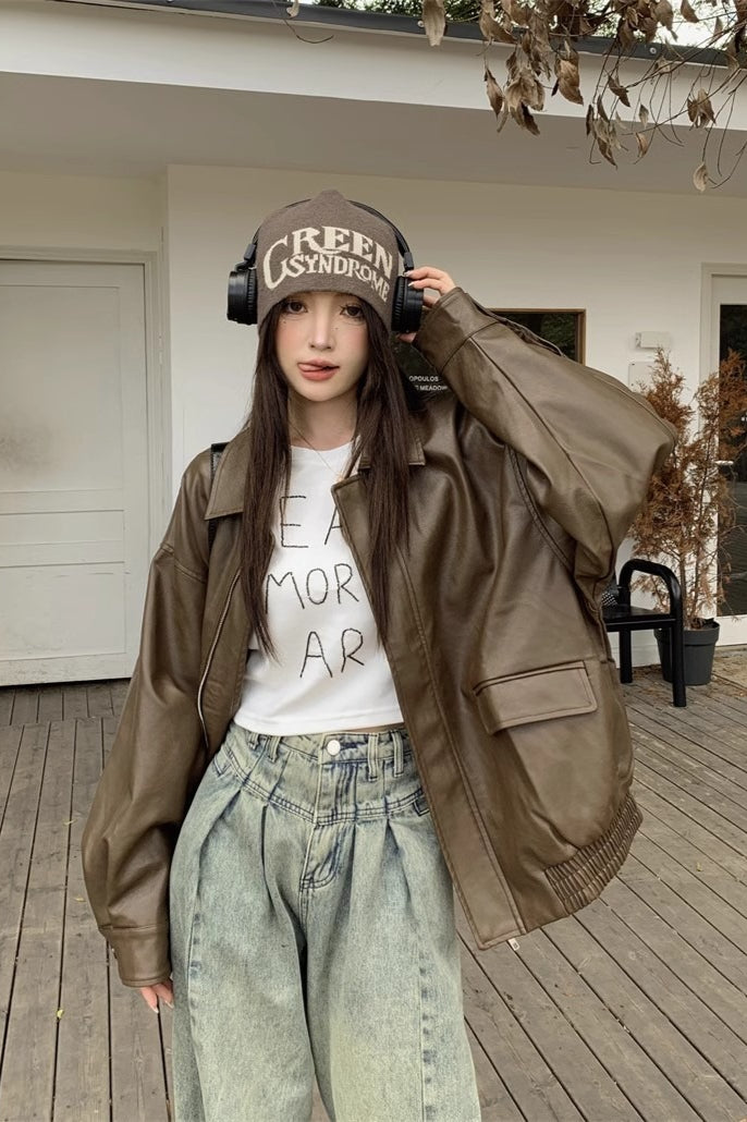 Lune London | Length Oversized Motorcycle Jacket