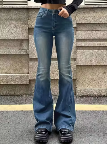 Lune London | Chic High-Waist Flared Jeans for Women
