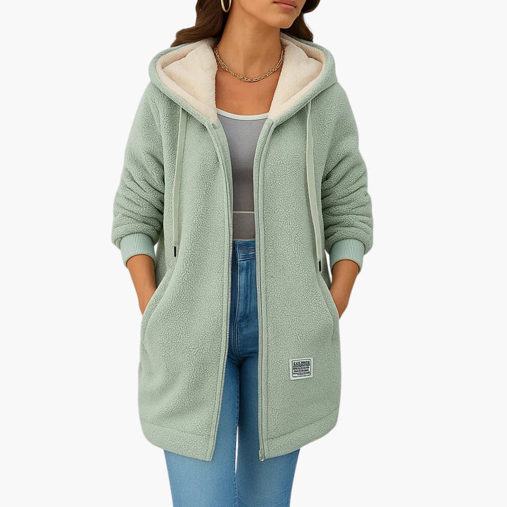 Lune London | Fleece Jacket with Hood - Fashionable Comfort for Leisure and Everyday Use