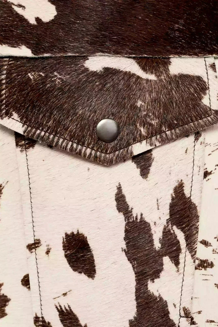 Lune London | Print Faux-Fur Shirt Jacket