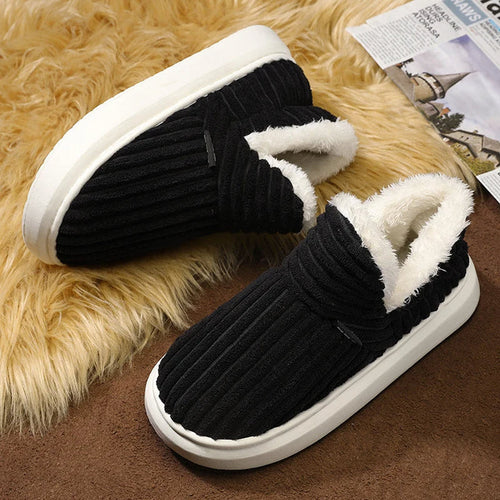 Lune London | Chausson - Support orthopédique - Semelle douce et confortable - Aspect velours doux