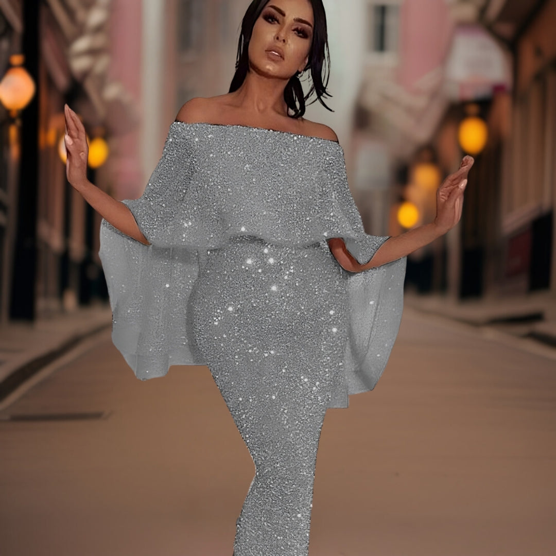 Lune London | Off-Shoulder-Dress with Ruffles
