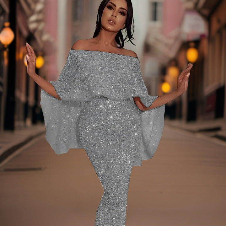 Lune London | Off-Shoulder-Dress with Ruffles