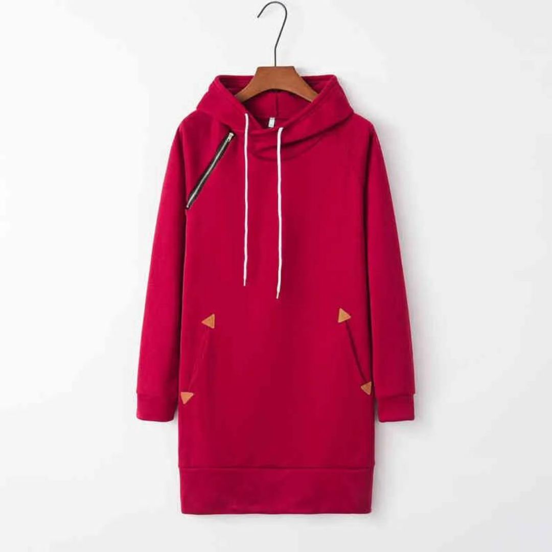 Lune London | Casual hoodie sweatshirt dress with pockets
