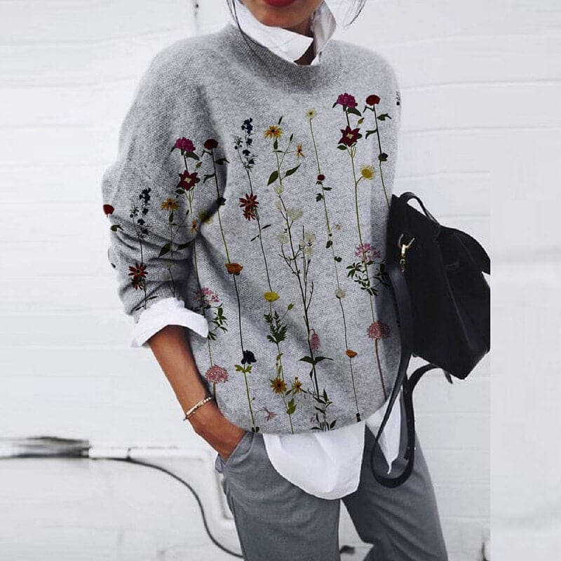 Lune London | Sweatshirt - Comfortable Fit - Graphic Print - Long Sleeved Crew Neck