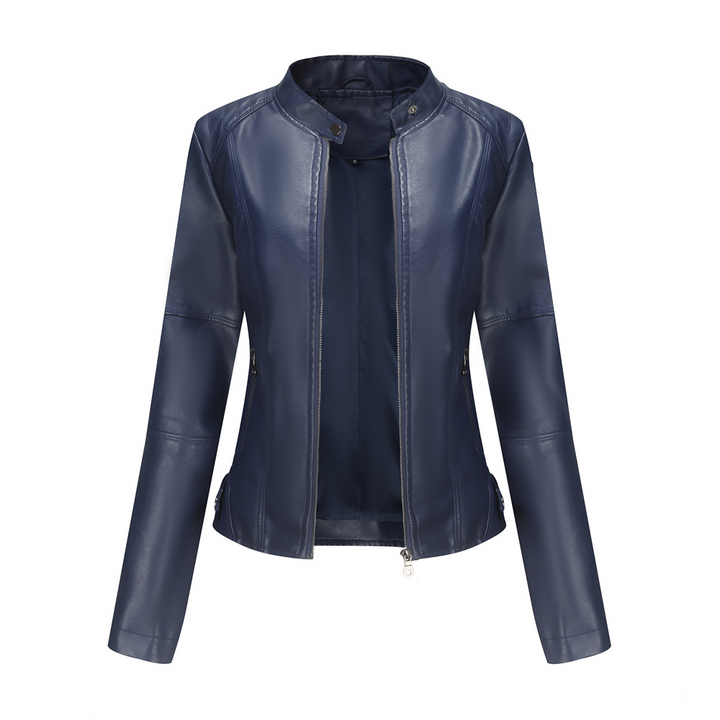 Chic und Stil | Women's Leather Motorcycle Jacket - Style Meets Adventure