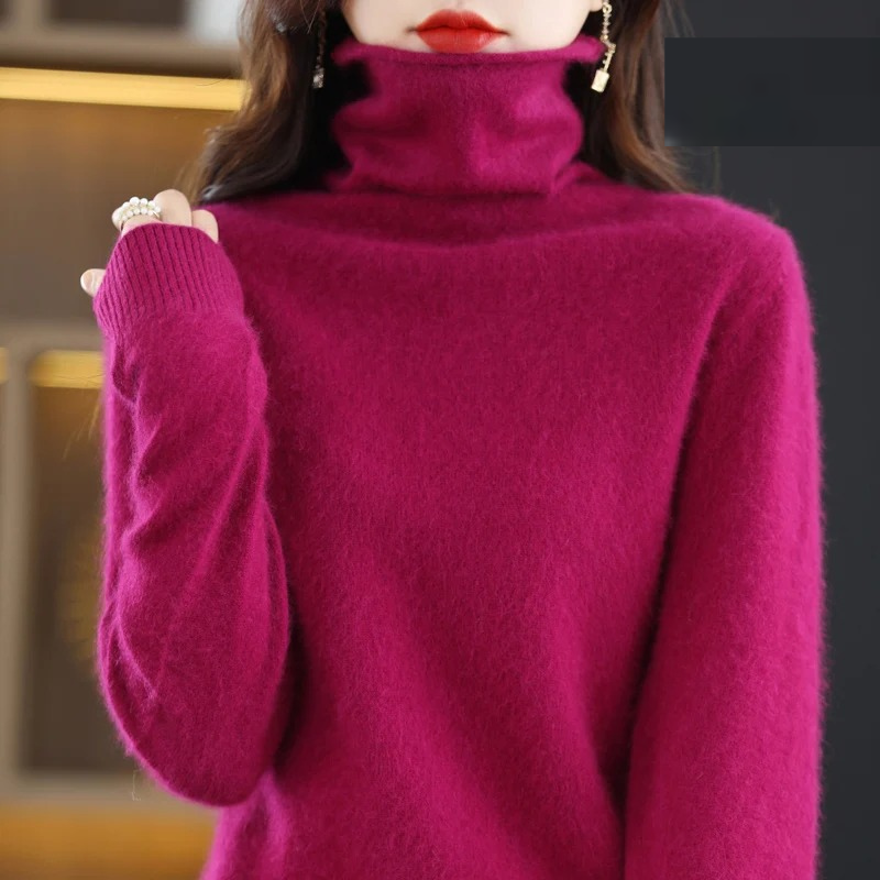 Lune London | Cashmere Pullover Women Soft Turtleneck Sweater Warm & Luxurious Design