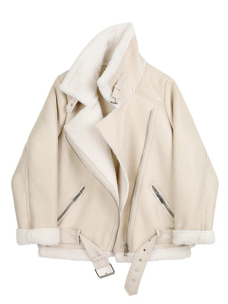 Lune London | Manteau en fourrure Sherpa pour femmes