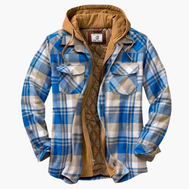 Lune London | Lumberjack style leisure jacket with hood - Timeless & warm for the outdoors and everyday life