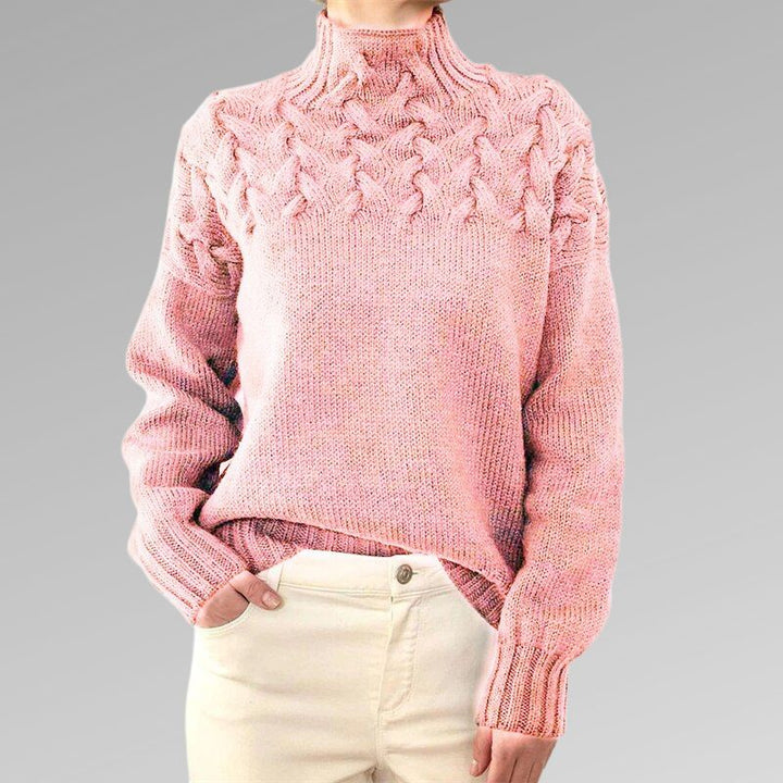 Lune London | Pull en col roulé élégant et chaud