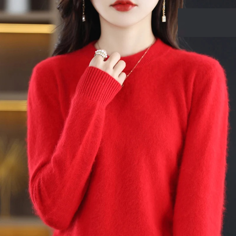 Chic Und Stil | Cashmere Pullover Women Luxurious Round Neck Soft & Fashionable