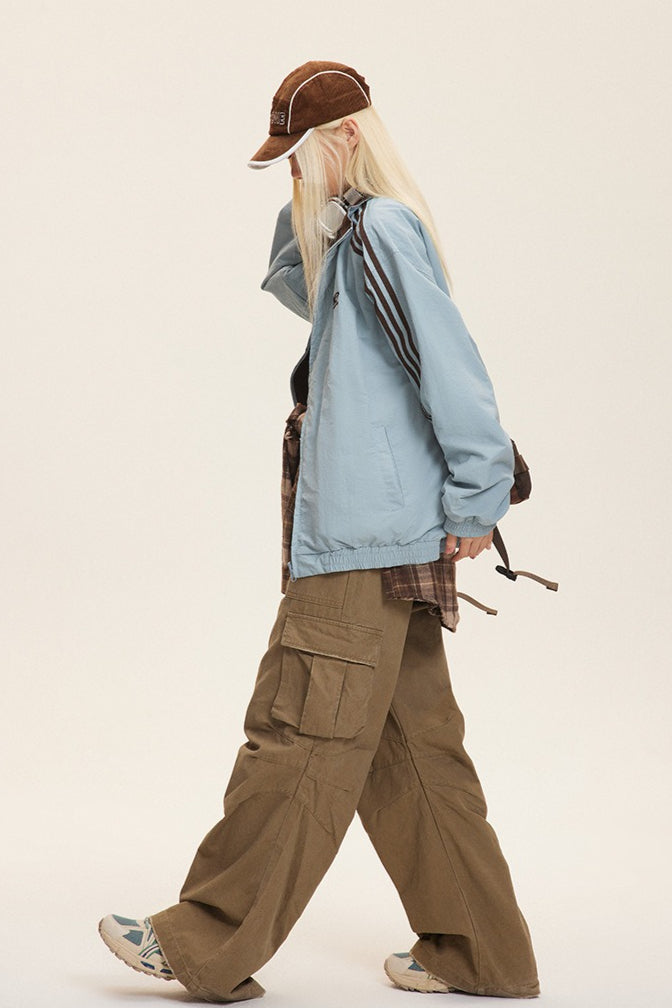 Lune London | Stand collar color combination jacket