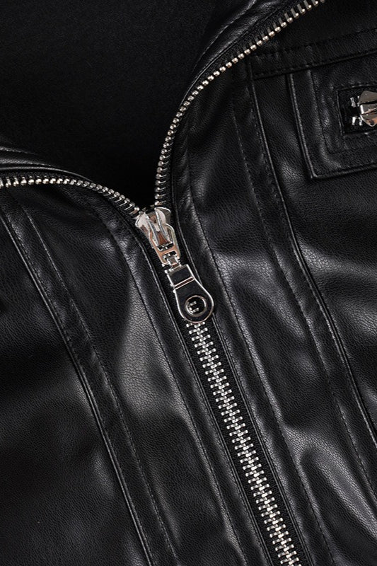 Lune London | Waist-length leather jacket