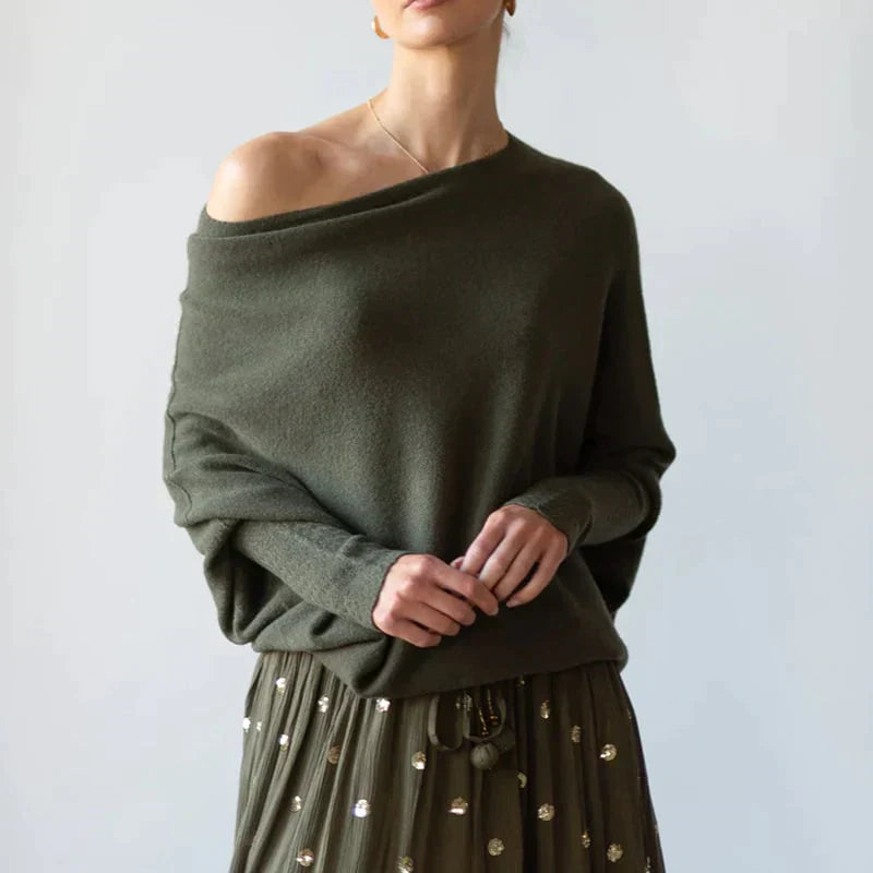 Lune London | Asymmetrically Draped Sweater